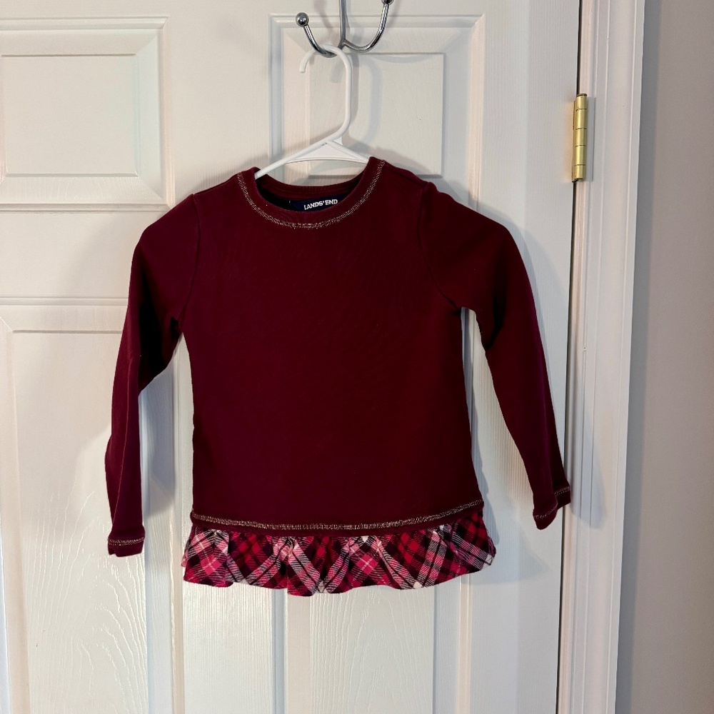 Lands End girls sweatshirt